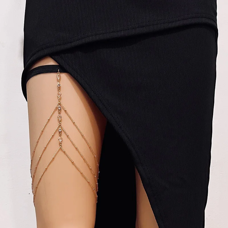 Body Jewelry Sale - Fashion Summer Bohemian Thigh Chain Simple