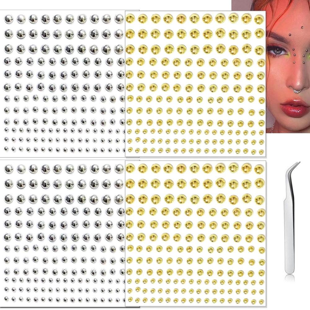 Body Jewelry Lip Ring - 661Pcs Set Face Fake Piercings Fake