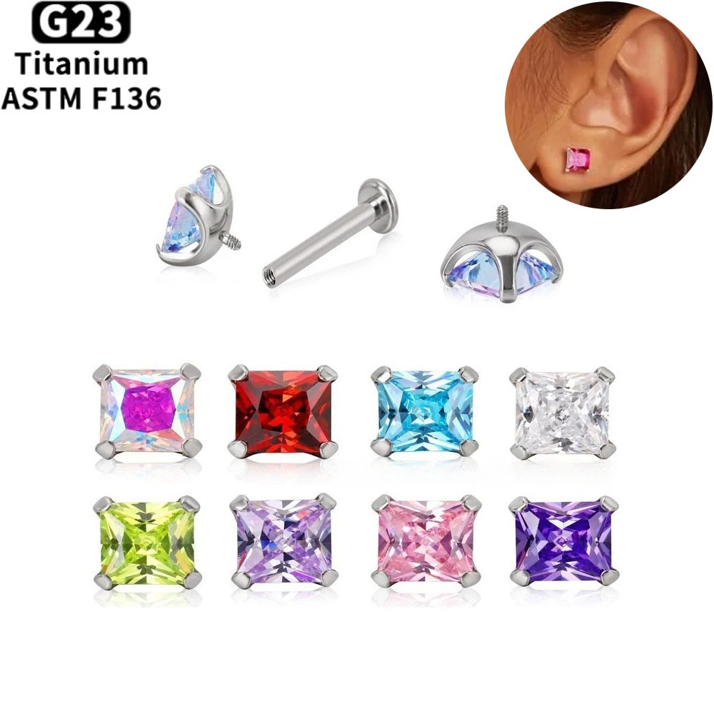 Body Jewelry Lip Ring - ASTM F136 Titanium Lip Piercing Rings