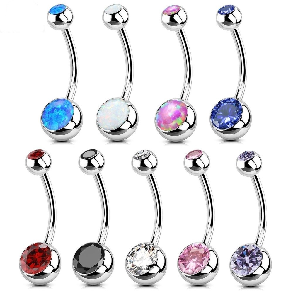 Body Jewelry Titanium - High Quality Titanium Material Belly Button