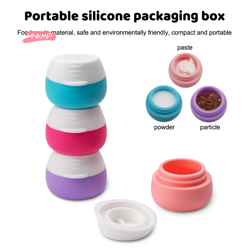 Body Jewelry Jewelry Box - 1Pc 20ml Portable Silicone Travel Jar