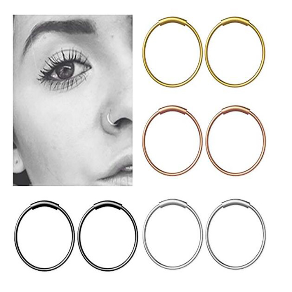 Body Jewelry Lip Ring - 3pcs/lot 316L Surgical Steel Seamless Continuous