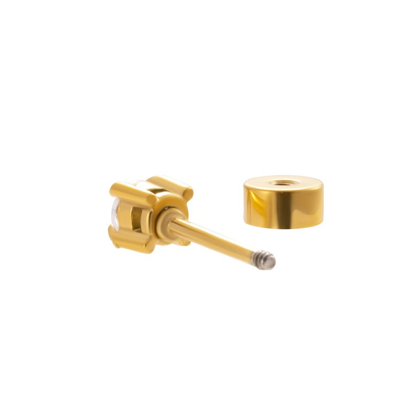 G23 Implant Grade Titanium Thr - Flat Back Labret Stud ulasan dan harga