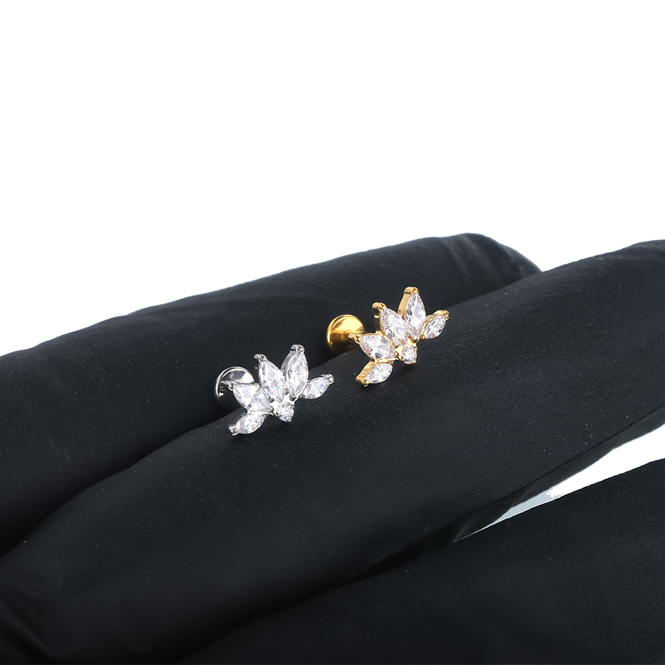 1/5pcs Implant Grade Titanium  - Body Jewelry Titanium ulasan dan harga
