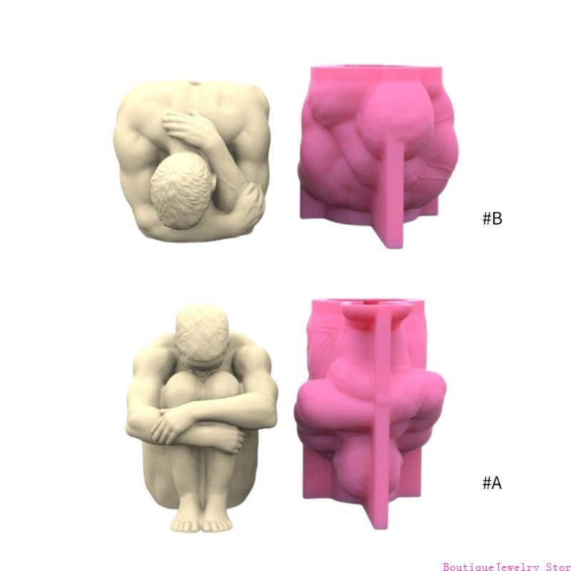 E1PE Candles Holder Resin Mold - Body Jewelry Jewelry Box ulasan dan harga