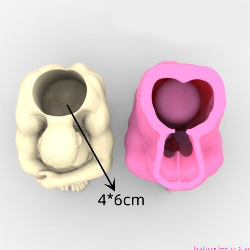 E1PE Candles Holder Resin Mold - Body Jewelry Jewelry Box ulasan dan harga