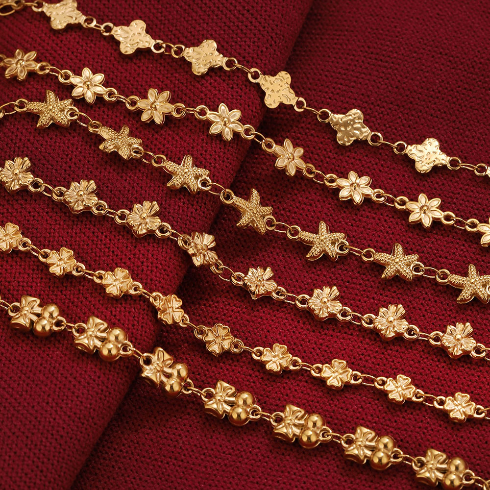 1Meter Stainless Steel Flower  - Body Jewelry For You ulasan dan harga