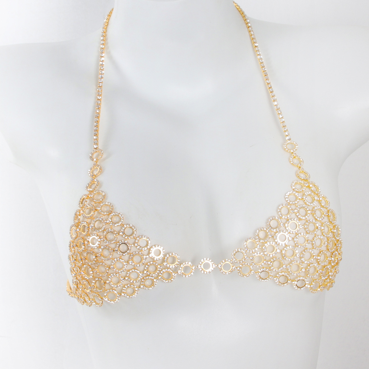Fashionable Circular Splicing  - Body Jewelry Rhinestone ulasan dan harga