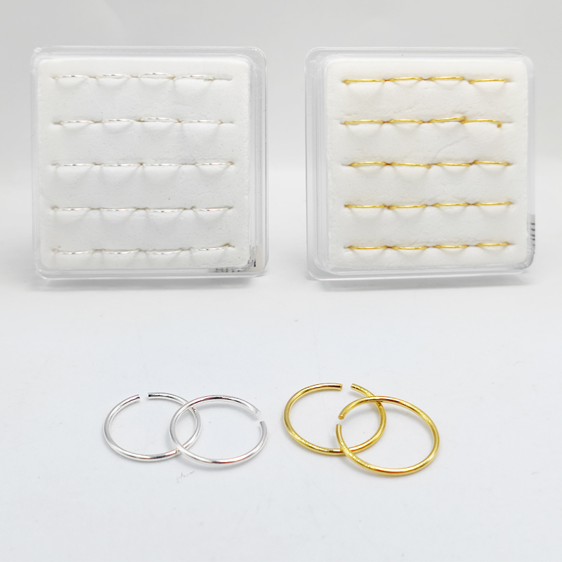 925 sterling silver Nose Ring  - Body Jewelry Lip Ring ulasan dan harga
