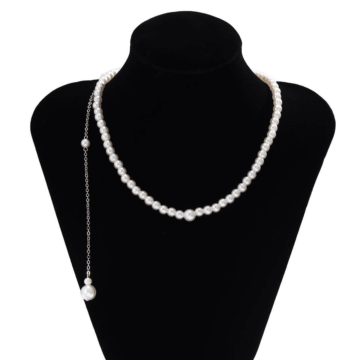 Exquisite Imitation Pearls Lon - Body Jewelry For Backless Dress ulasan dan harga