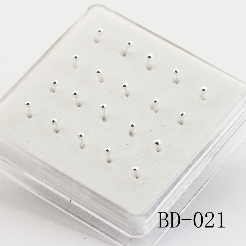 Silver Jewelry Box Nose Studs  - Body Jewelry Jewelry Box ulasan dan harga