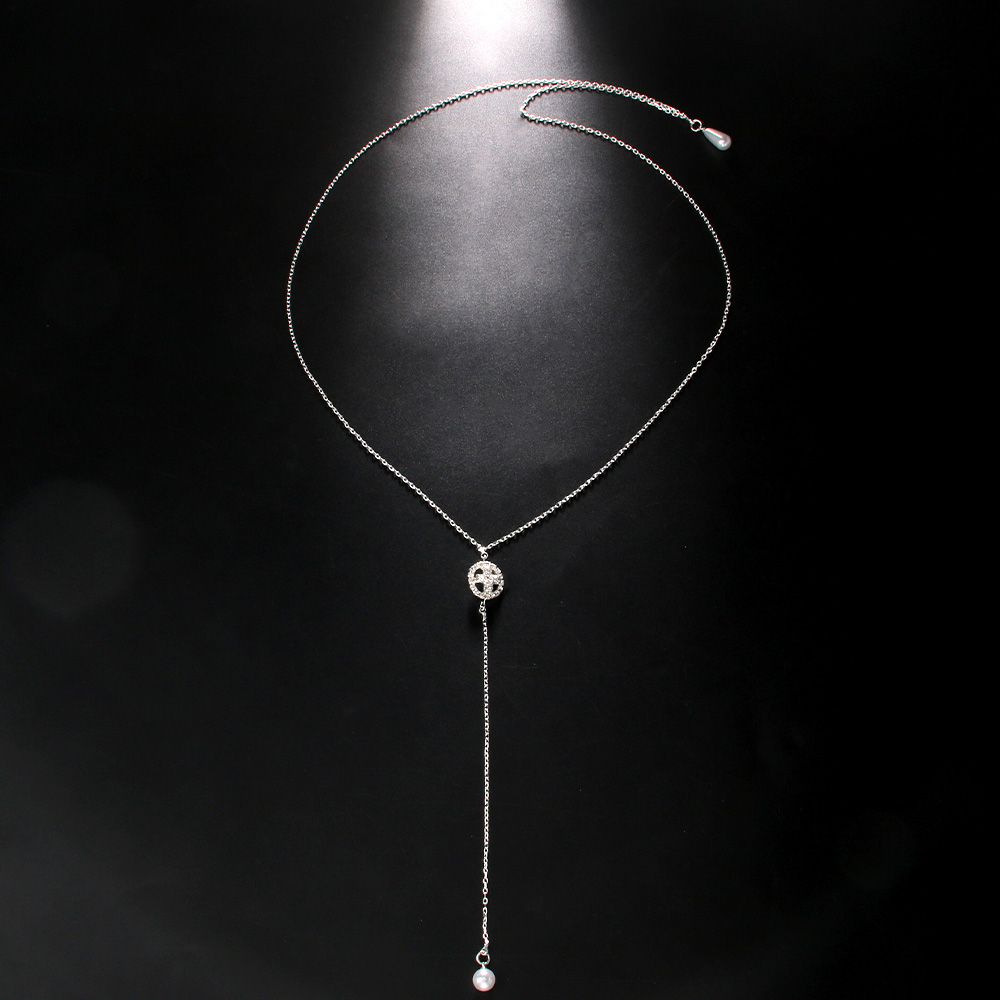 Stonefans Simple Pearl Back Ch - Body Jewelry For Backless Dress ulasan dan harga