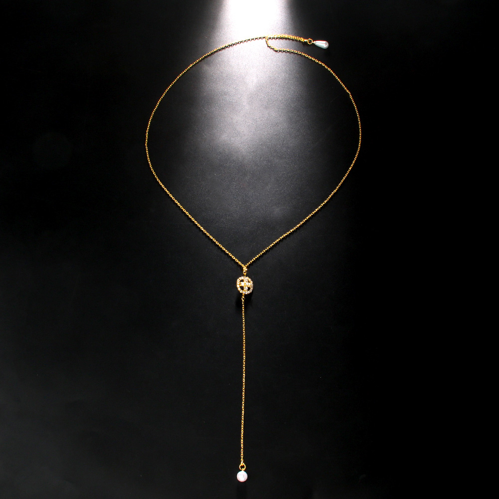 Stonefans Simple Pearl Back Ch - Body Jewelry For Backless Dress ulasan dan harga