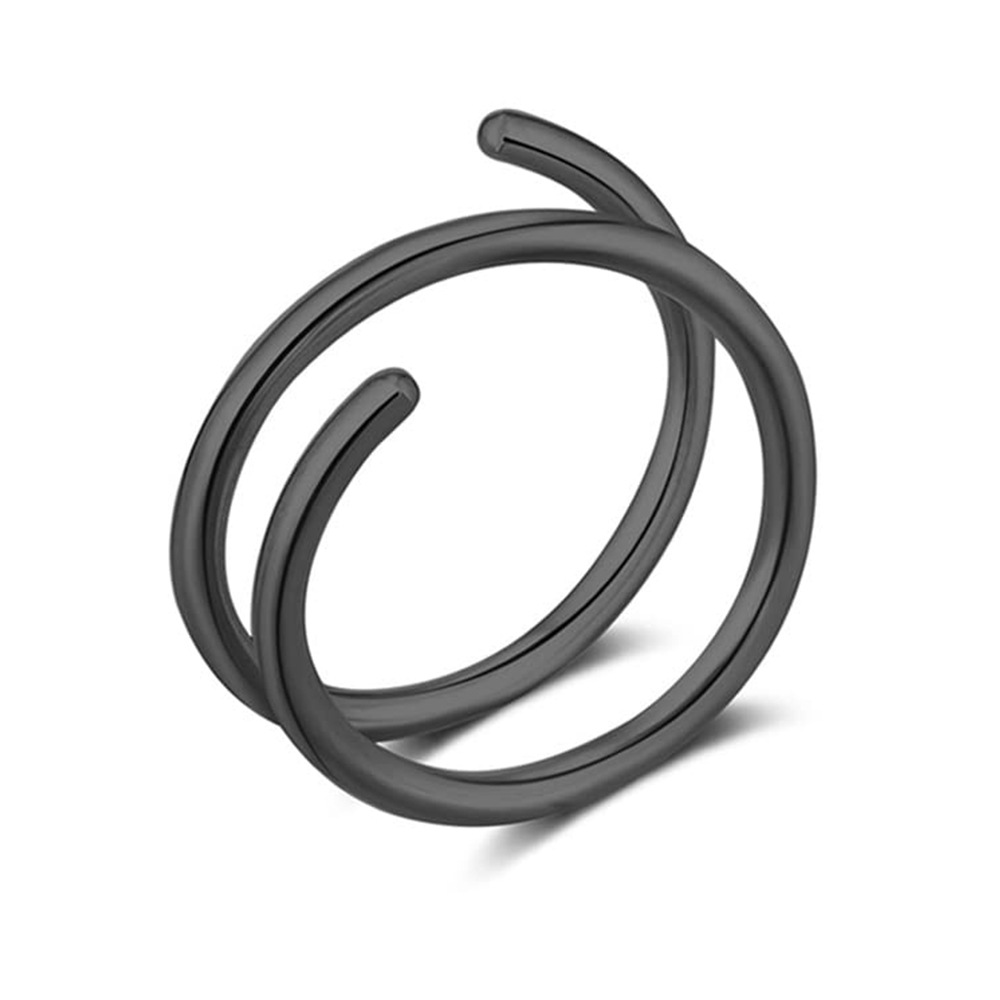 1PC Stainless Steel 316 Double - Body Jewelry Lip Ring ulasan dan harga
