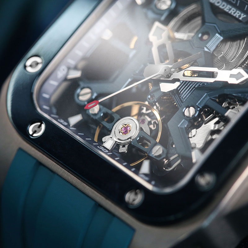 BODERRY Skeleton Watches Men's - Body Jewelry Titanium ulasan dan harga