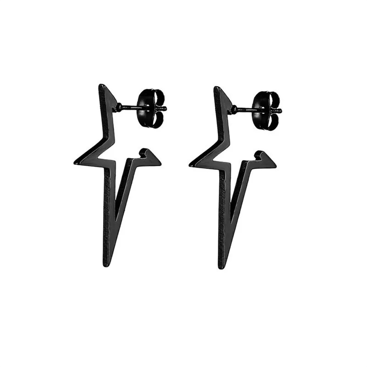 2pcs Stainless Steel Pentagona - Body Jewelry Hypoallergenic ulasan dan harga