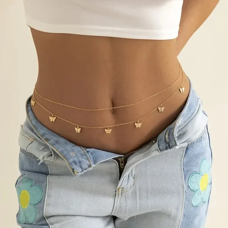 New Charm Sexy Double Layer Bu - Body Jewelry Sale ulasan dan harga