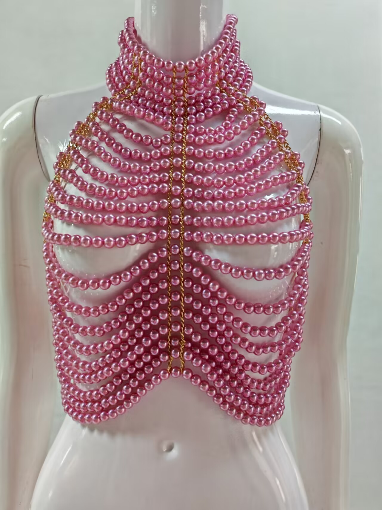 Women's Tank Tops Pile Collar  - Body Jewelry For Backless Dress ulasan dan harga