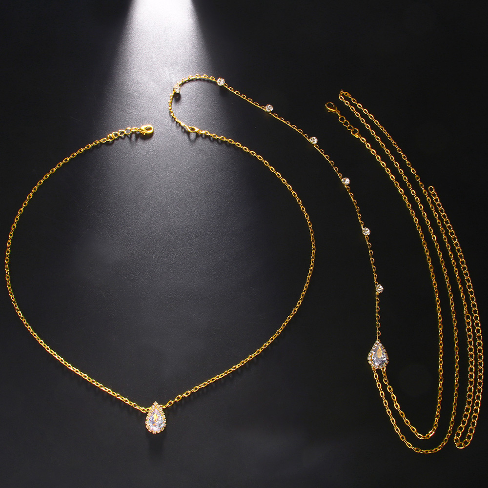 Stonefans Luxury Water Drop Zi - Body Jewelry For Backless Dress ulasan dan harga