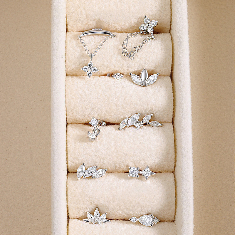 Smyoue Moissanite 100% S925 Pi - Body Jewelry Flat Back ulasan dan harga