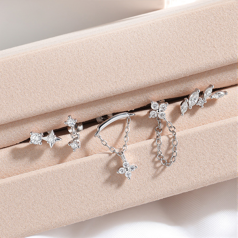 Smyoue Moissanite 100% S925 Pi - Body Jewelry Flat Back ulasan dan harga