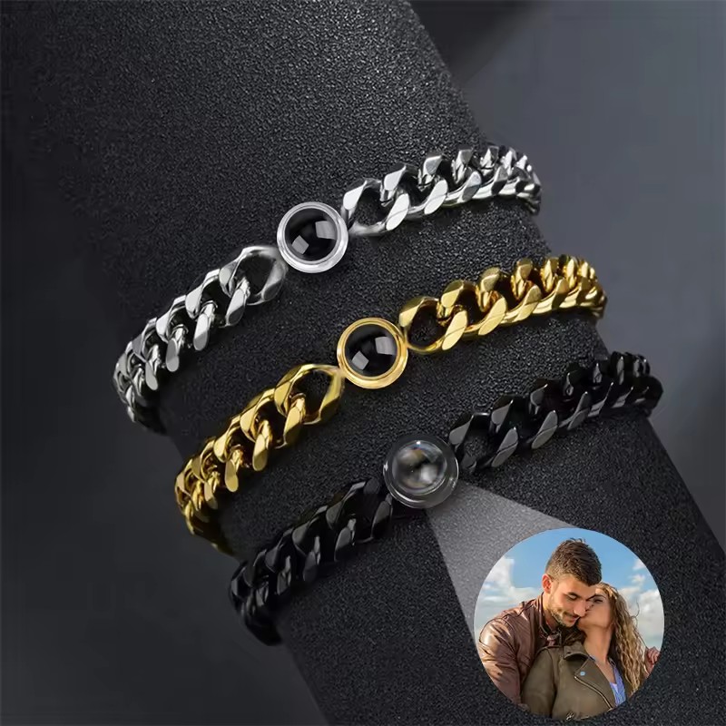 with Personalized Photo Projec - Body Jewelry Titanium ulasan dan harga