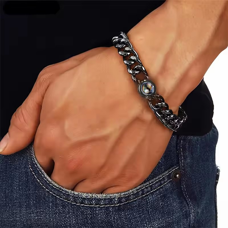 with Personalized Photo Projec - Body Jewelry Titanium ulasan dan harga