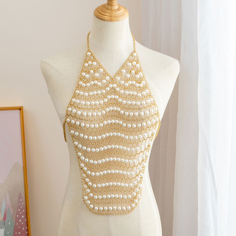 Hazem Body Chains Bra Festival - Body Jewelry For Backless Dress ulasan dan harga