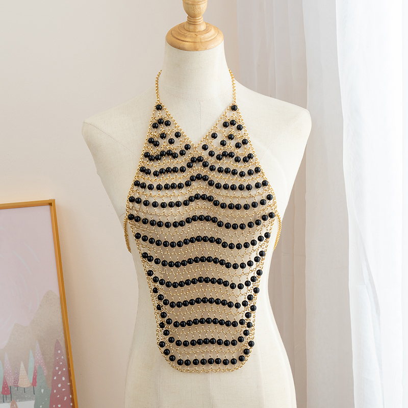 Hazem Body Chains Bra Festival - Body Jewelry For Backless Dress ulasan dan harga