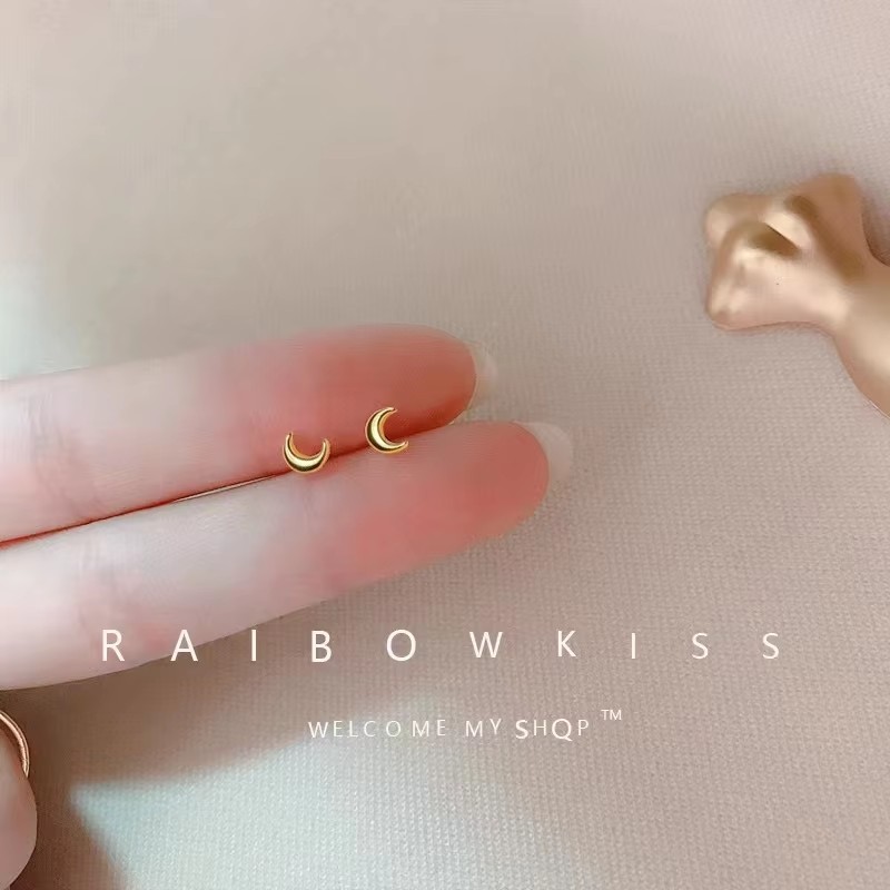 Korean Minimalism Gold Color S - Body Jewelry Hypoallergenic ulasan dan harga