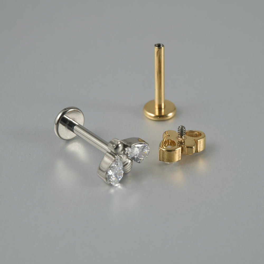 Dreamlee G23 Solid Titanium In - Flat Back Labret Stud ulasan dan harga