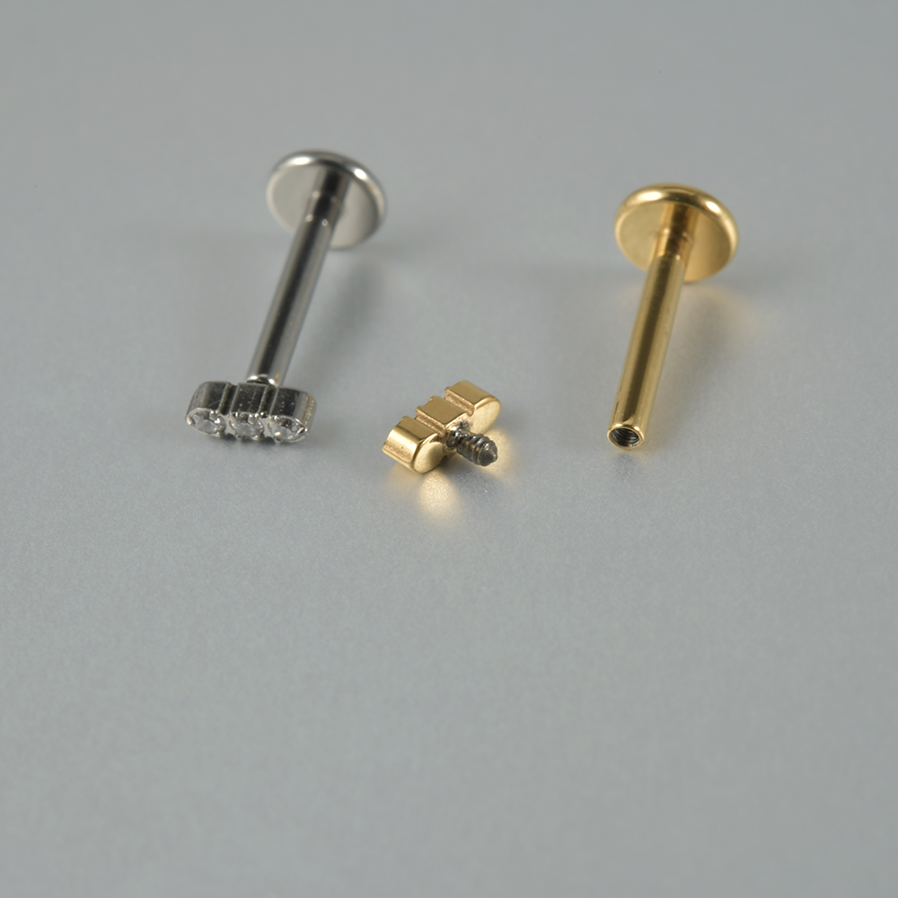 Dreamlee G23 Solid Titanium In - Flat Back Labret Stud ulasan dan harga
