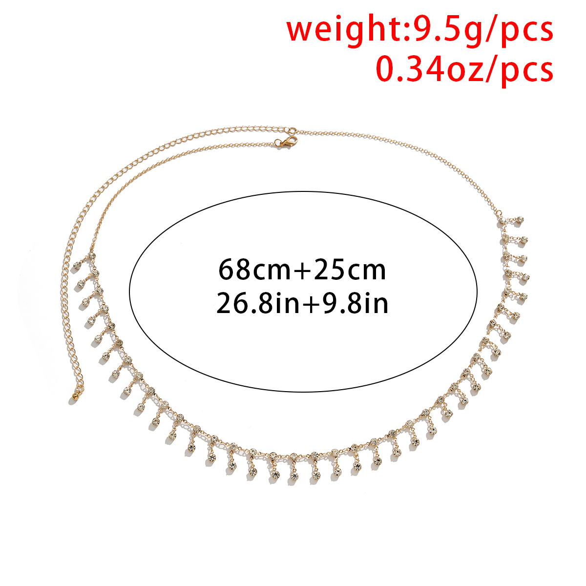 Sexy Tassel Waist Chain Belt Z - Body Jewelry Rhinestone ulasan dan harga