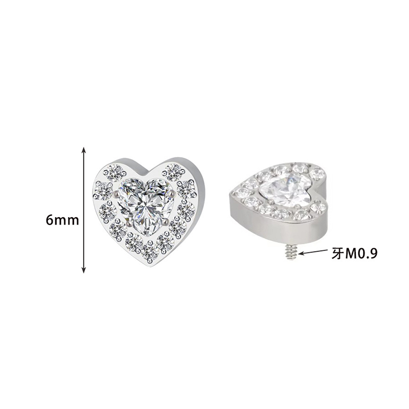 1PC G23 Titanium Piercing Ear  - Flat Back Labret Stud ulasan dan harga