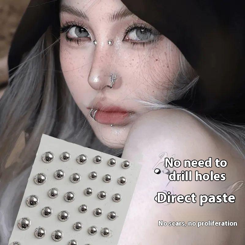 321pcs Non Piercing Lip Studs  - Body Jewelry Lip Ring ulasan dan harga