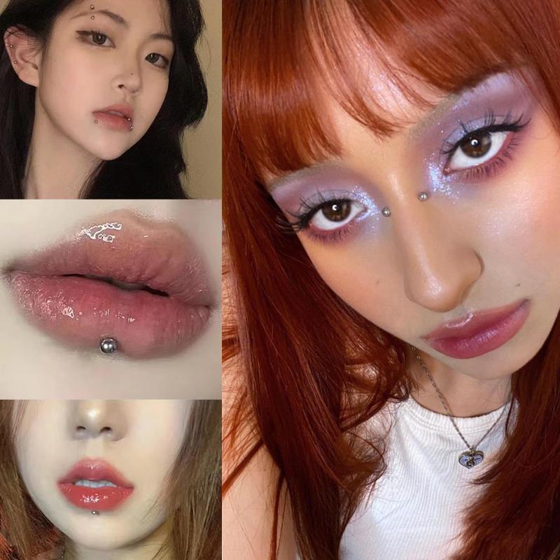 321pcs Non Piercing Lip Studs  - Body Jewelry Lip Ring ulasan dan harga