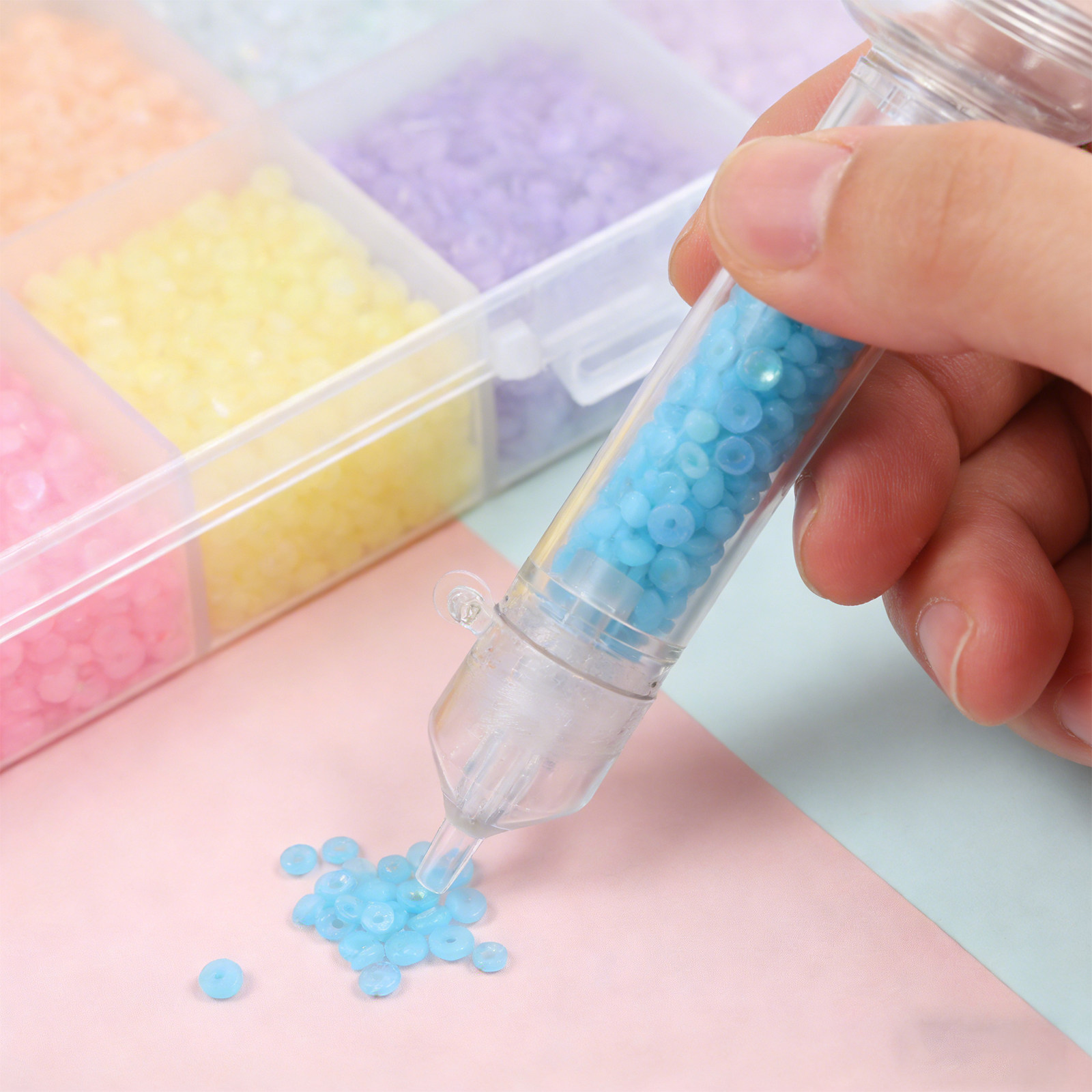 2Pcs Fuse Bead Pen Transparent - Body Jewelry For You ulasan dan harga