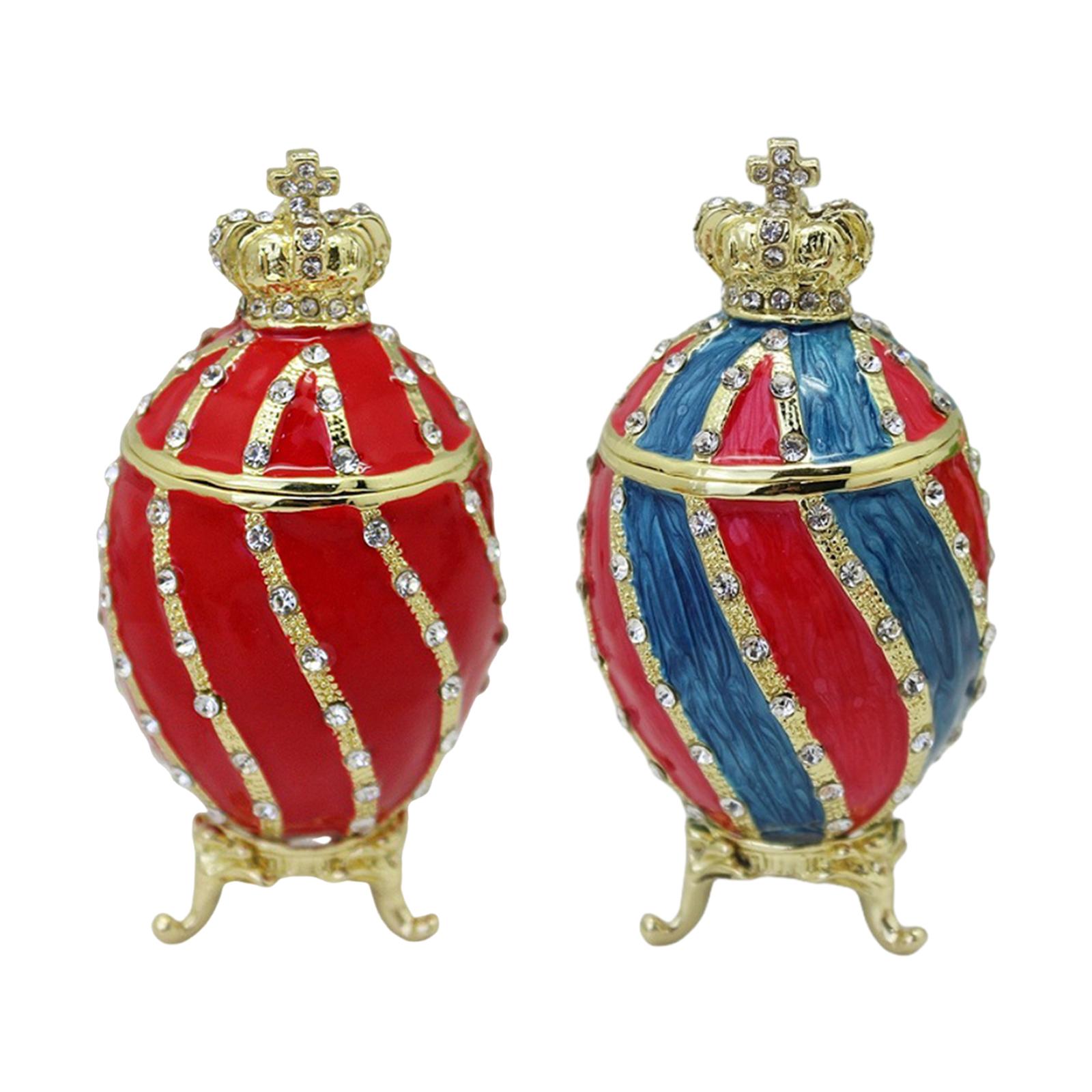Faberge Egg Trinket Box Contai - Body Jewelry Jewelry Box ulasan dan harga