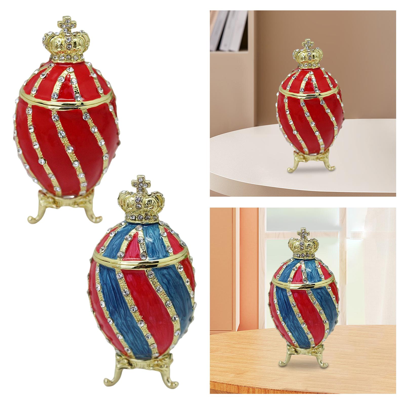 Faberge Egg Trinket Box Contai - Body Jewelry Jewelry Box ulasan dan harga