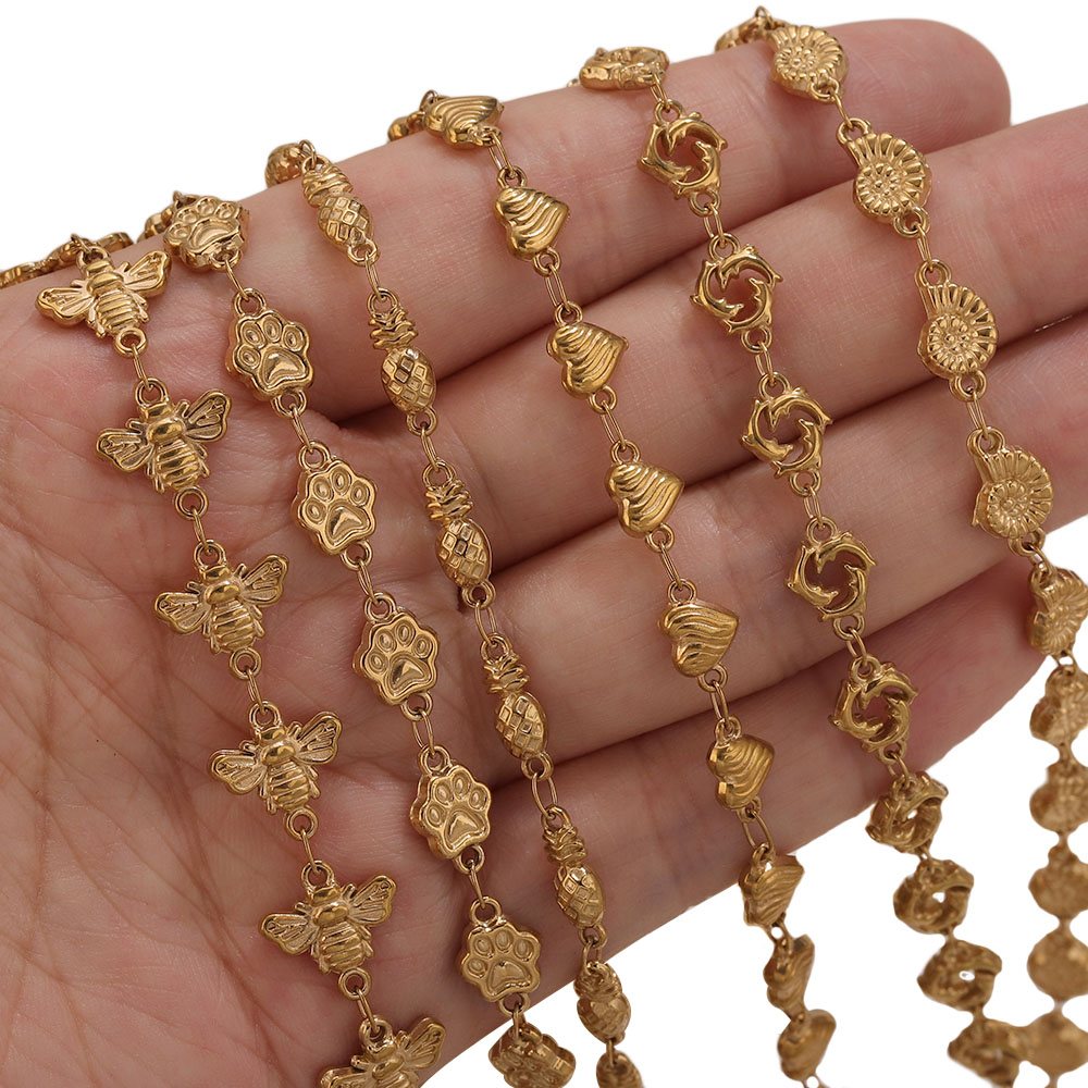 1M PVD Gold Stainless Steel He - Body Jewelry For You ulasan dan harga