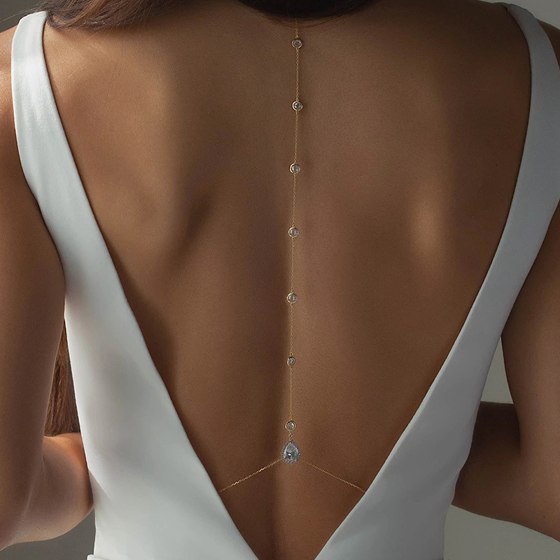 New Star Back Chain Body Jewel - Body Jewelry For Backless Dress ulasan dan harga