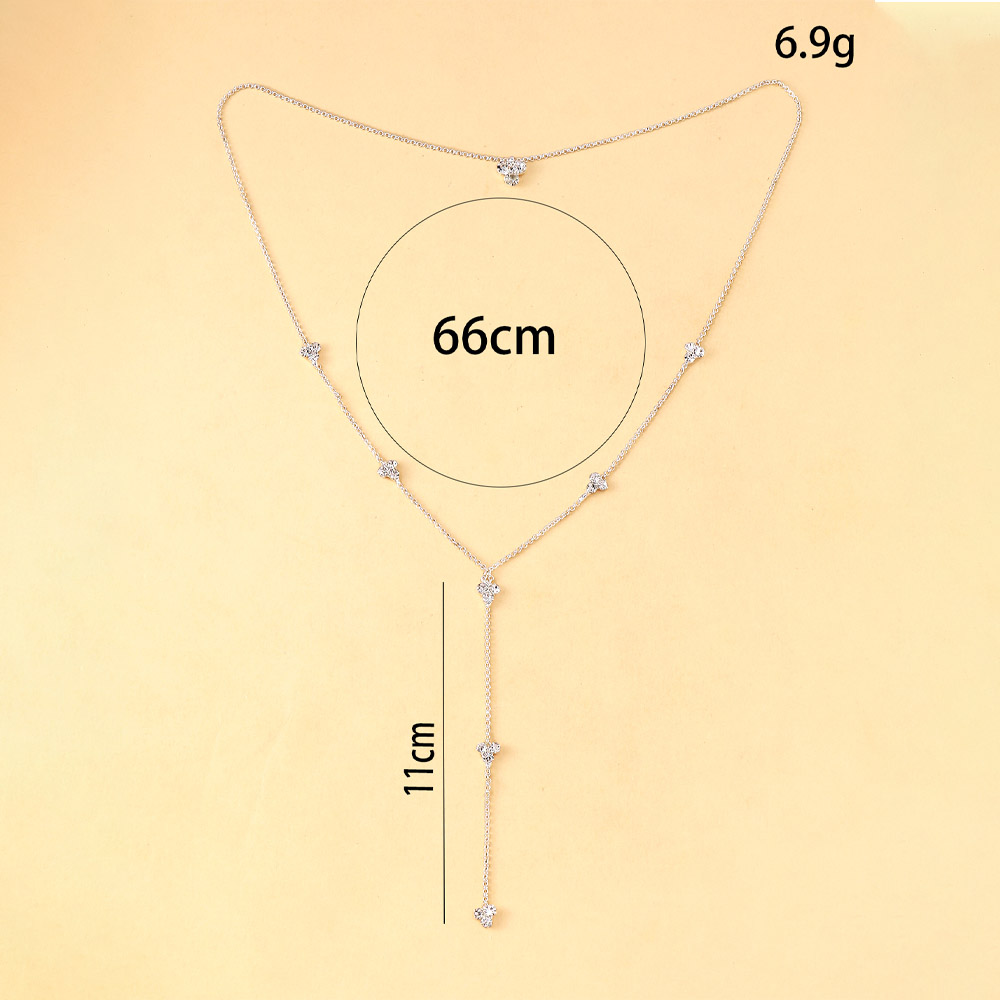 Stonefans Elegant Crystal Back - Body Jewelry For Backless Dress ulasan dan harga