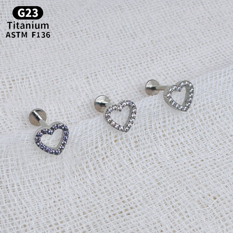 NORYAN ASTM F136 Titanium Mini - Flat Back Labret Stud ulasan dan harga