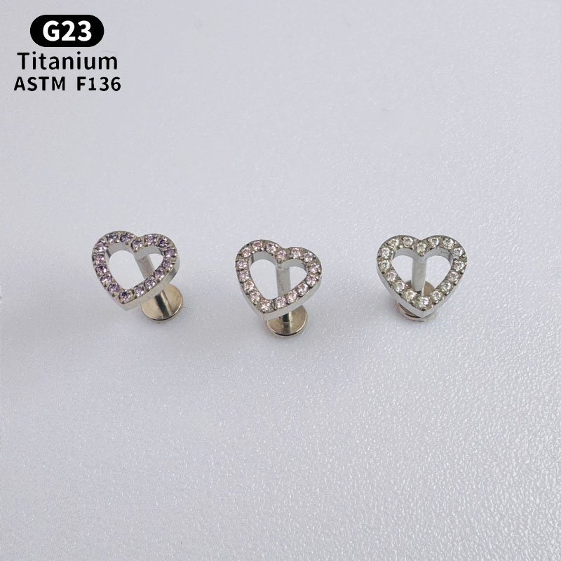 NORYAN ASTM F136 Titanium Mini - Flat Back Labret Stud ulasan dan harga