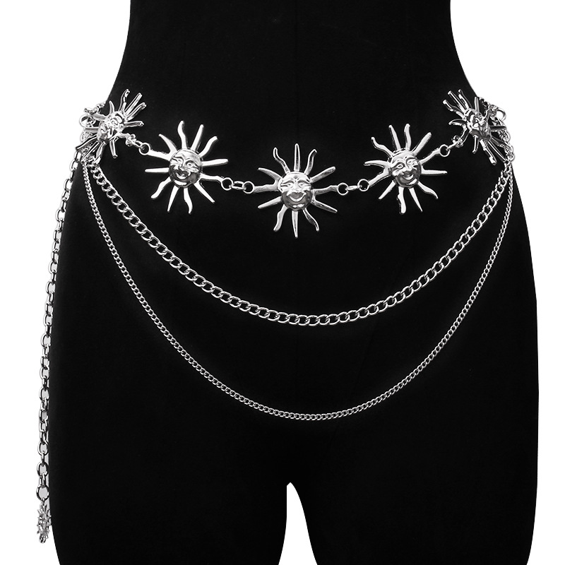 Chunky Multilayer Punk Gothic  - Body Jewelry Sale ulasan dan harga