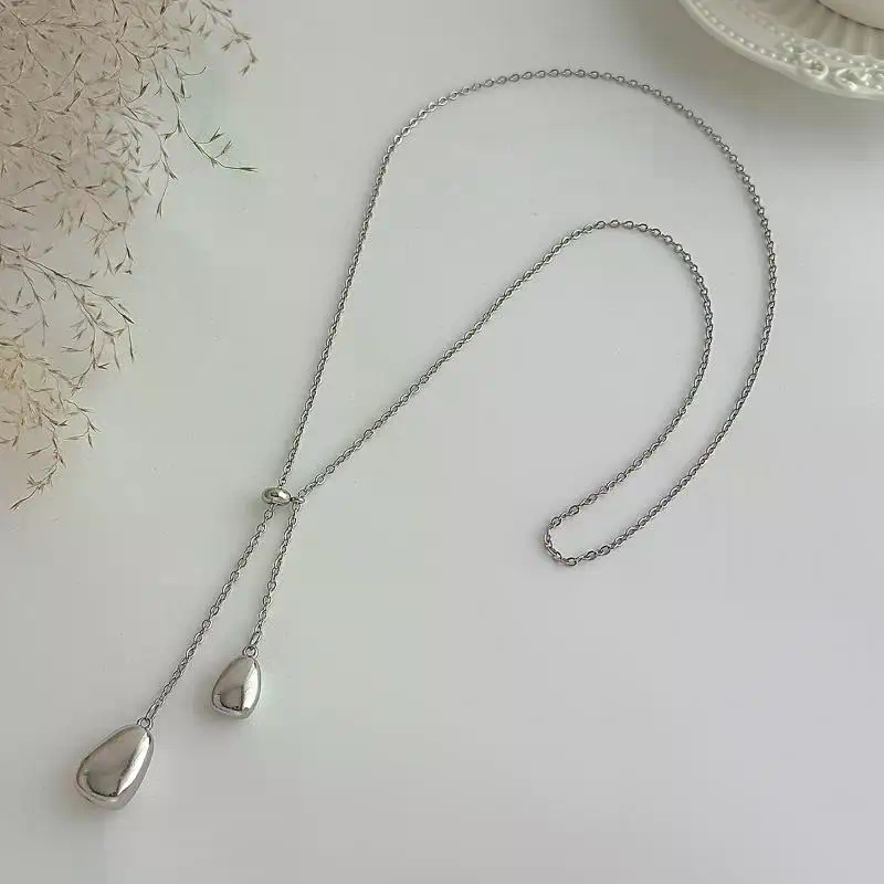 Sparkly Pearl Back Chain Neckl - Body Jewelry For Backless Dress ulasan dan harga