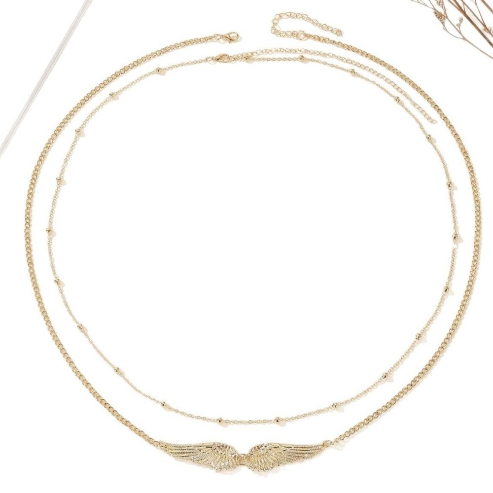 Trendy Elegant Double Layer Wi - Body Jewelry For You ulasan dan harga