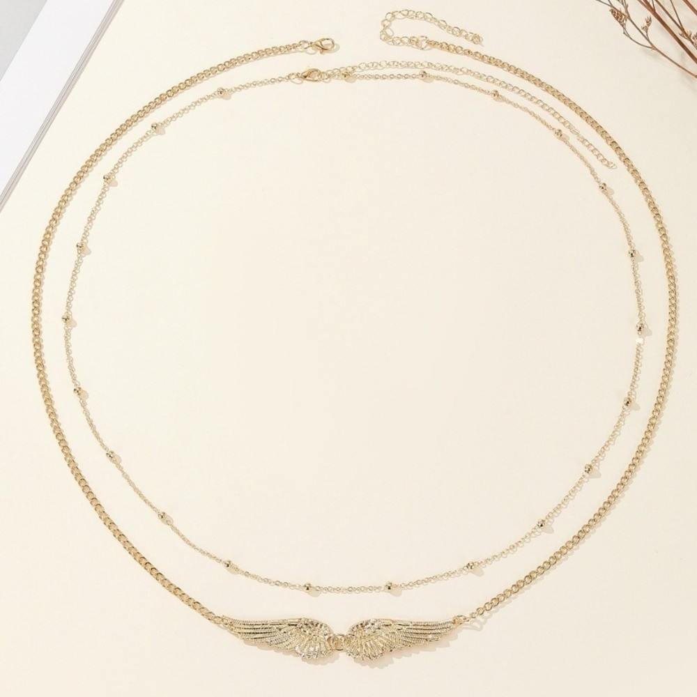Trendy Elegant Double Layer Wi - Body Jewelry For You ulasan dan harga