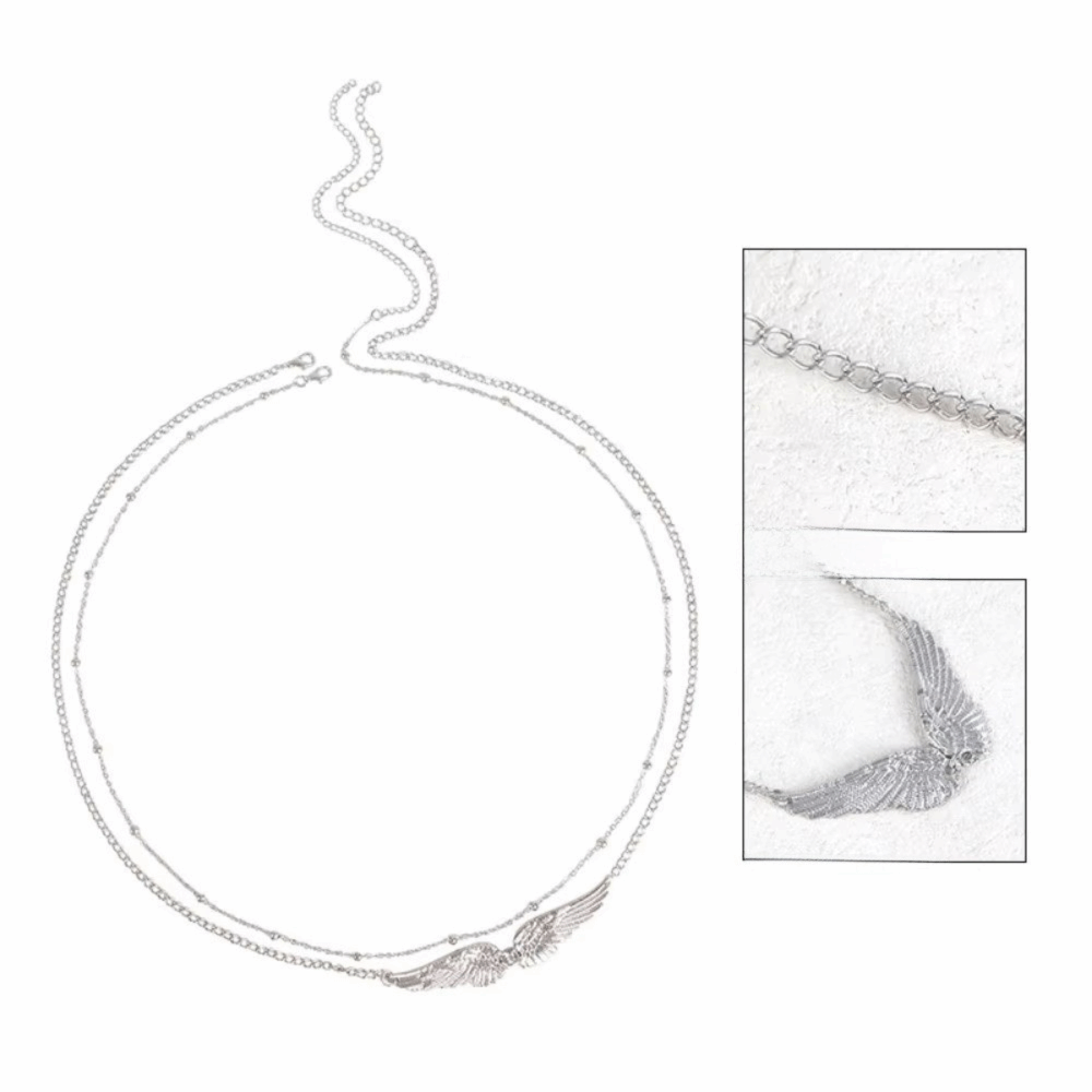 Trendy Elegant Double Layer Wi - Body Jewelry For You ulasan dan harga