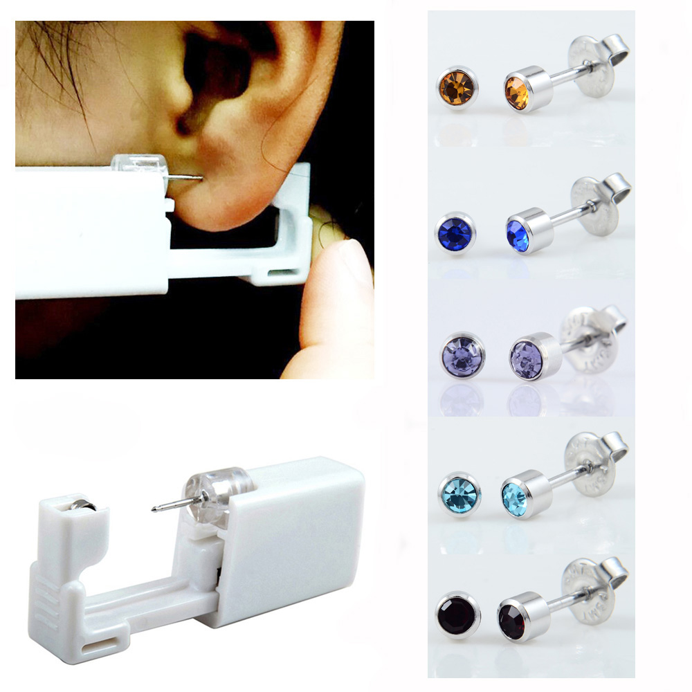 24pcs/Box No Pain Ear Piercing - Body Jewelry Jewelry Box ulasan dan harga